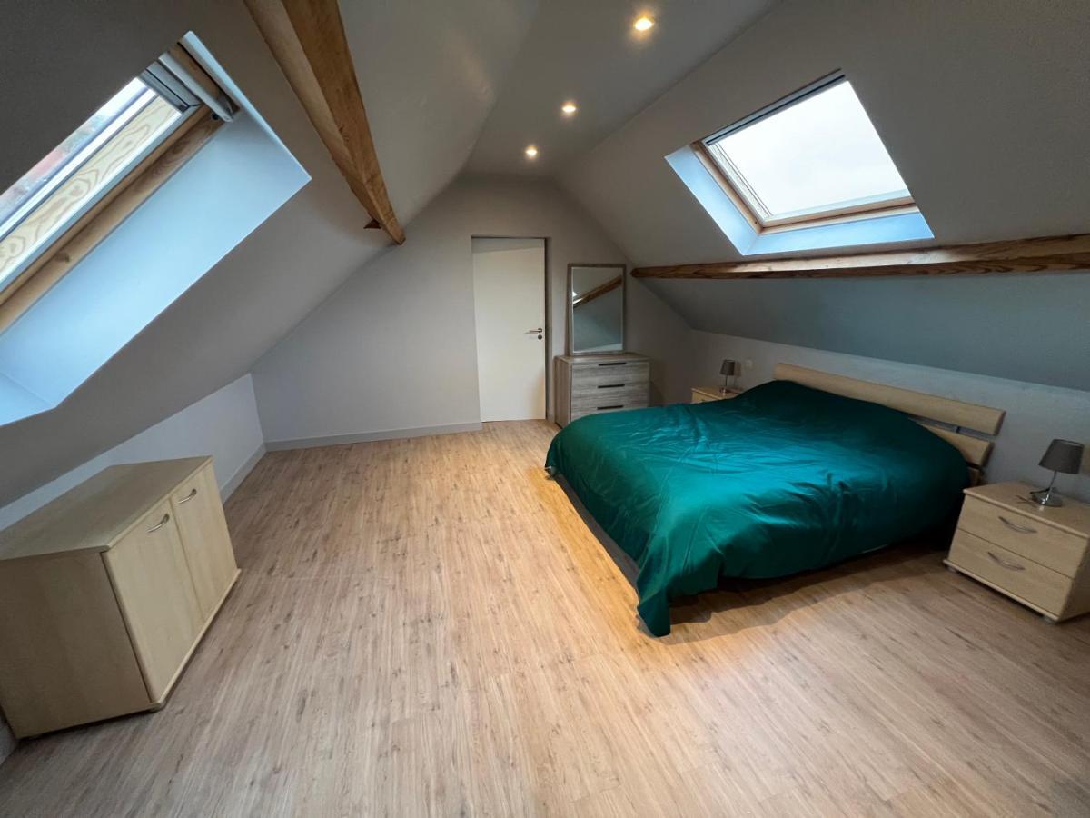 Ruim App. Met Grote Garage Apartment Ieper Bagian luar foto